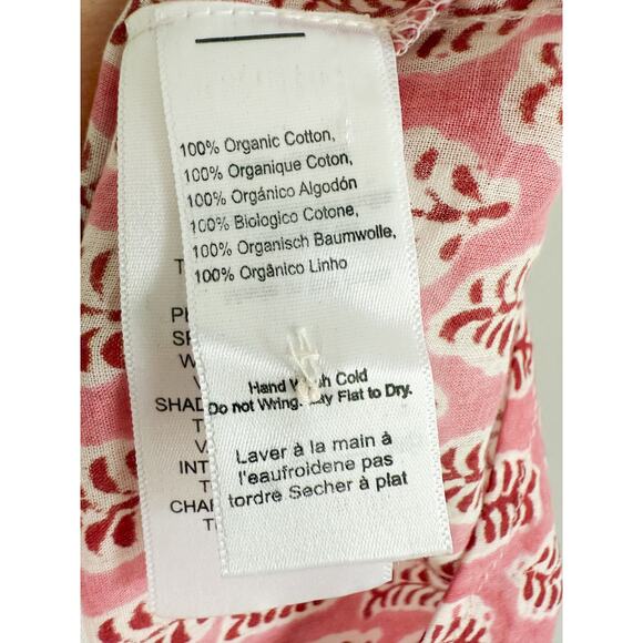 Emerson Fry | India Collection | NWT Emerson Fry Adelina Blouse in Rosey | Sz L - Picture 9 of 12